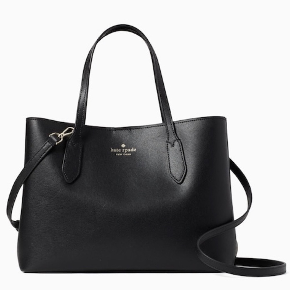 MAKE OFFER Kate Spade Harper Triple Compartment Satchel Bag Detachable Crossbody - Picture 2 of 6